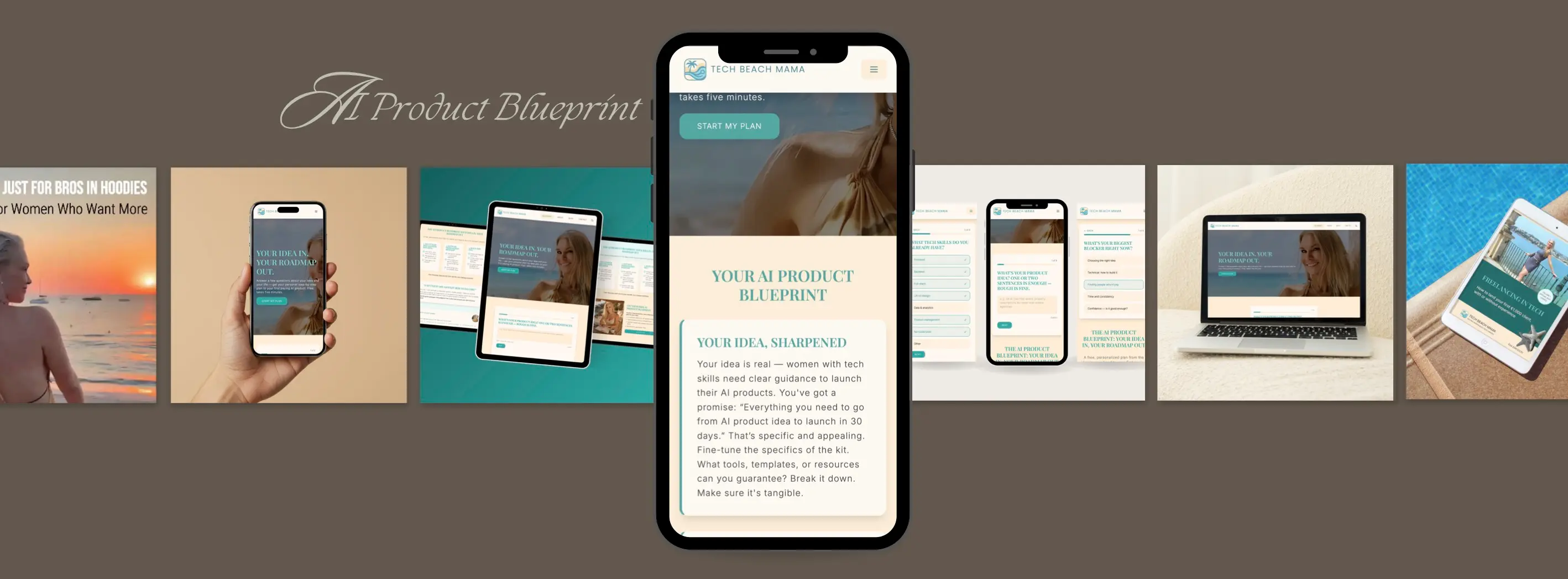 The AI Product Blueprint — interactive questionnaire and generated roadmap